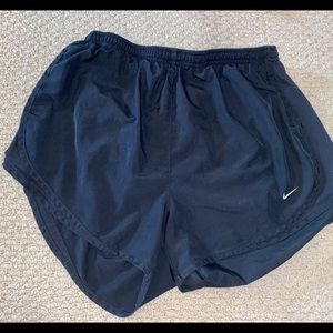 Black Nike tempo shorts size medium
